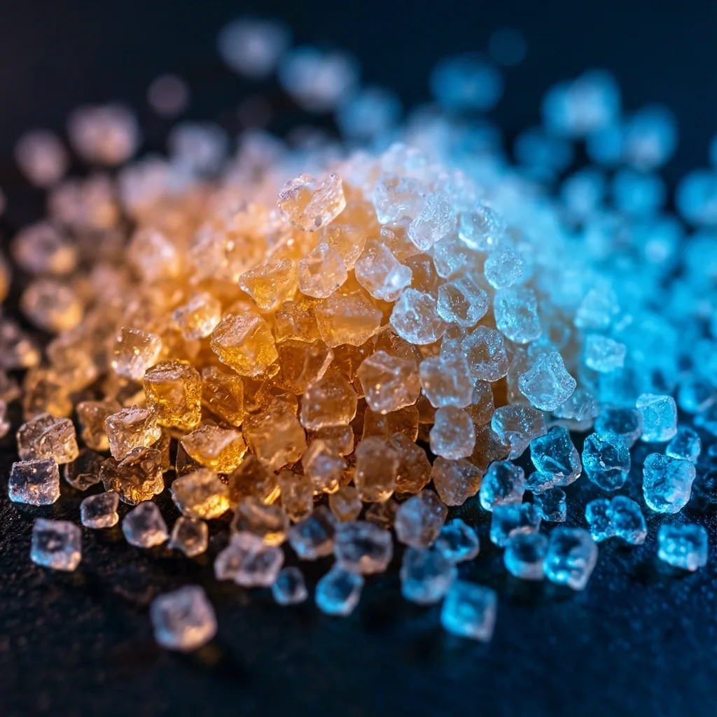 Cristaux d'érythritol