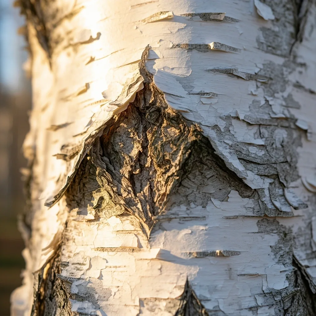 Écorce de bouleau pour le xylitol